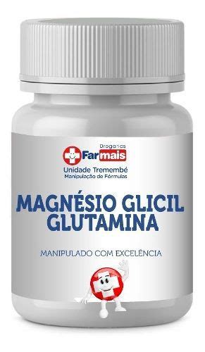 Magn Sio Glicil Glutamina Mg C Psulas Mais Em Casa Farmais