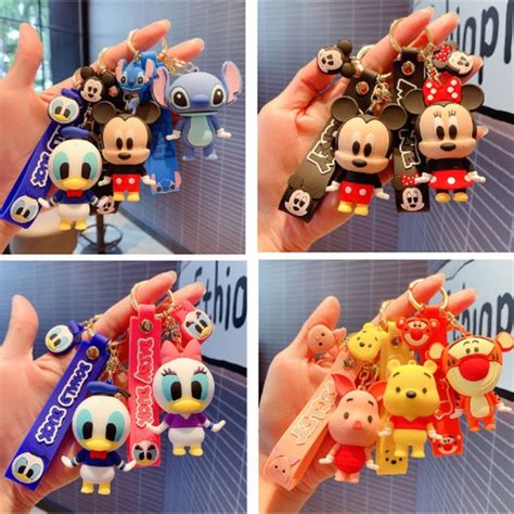 Jual Gantungan Kunci Karakter Kartun Lucu Pvc Karet Souvenir Lucu