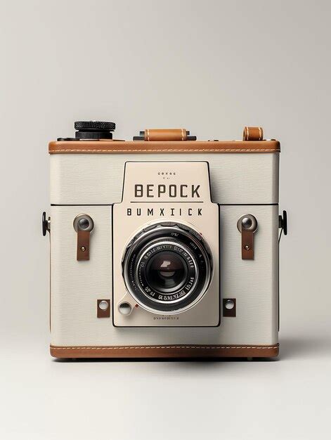 Premium Photo | Photo of Camera Shaped Box Photography Themed Design ...