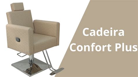 Cadeira De Cabeleireiro Reclin Vel Confort Plus Youtube