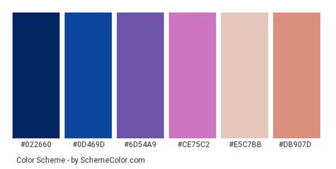 Dawn Or Dusk Color Scheme » Blue » SchemeColor.com