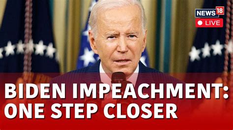 Joe Biden Impeachment Live House Votes To Formalize Biden Impeachment