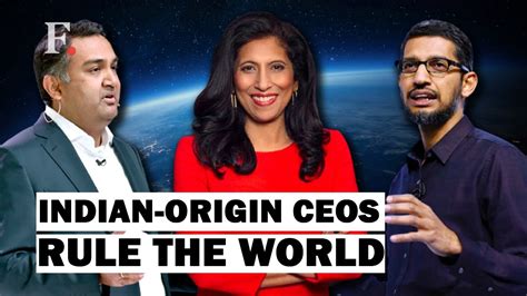 Top 10 Indian Origin Ceos Dominating The World Youtube