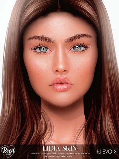 Second Life Marketplace Reed Skins Lidia Skin Lel Evo X Velour Tones