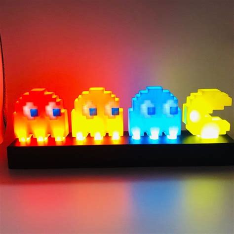 pacman led night light lamp xcm   mad shop