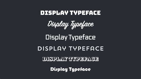 How To Choose A Typeface For Display Text Pimp My Type