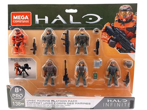 Mega Construx Halo Infinite UNSC Marine Platoon Pack GXB00