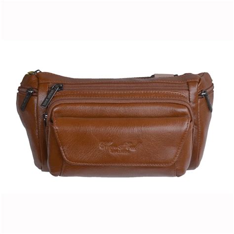 Cheer Soul Genuine Leather Male Bag For Multi Functional Chest Bag