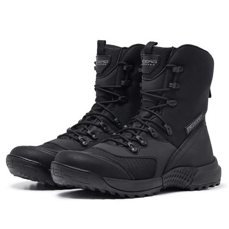 Coturno Militar Extra Leve One Cano Alto Preto Acero Botas