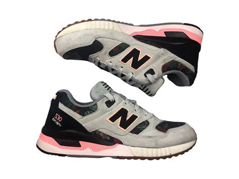 Womens New Balance Floral Ink Shoes Size Gem