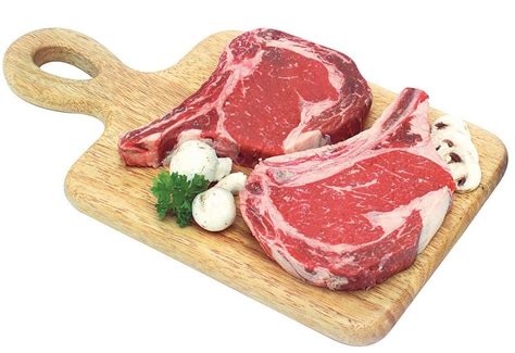 Raw Beef Rib Eye Steak Prepared Food Photos Inc