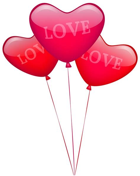 Valentine Balloons Clipart | Free download on ClipArtMag