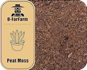 Amazon O Farfarm Peat Moss Qt All Nature Sphagnum Peat Moss