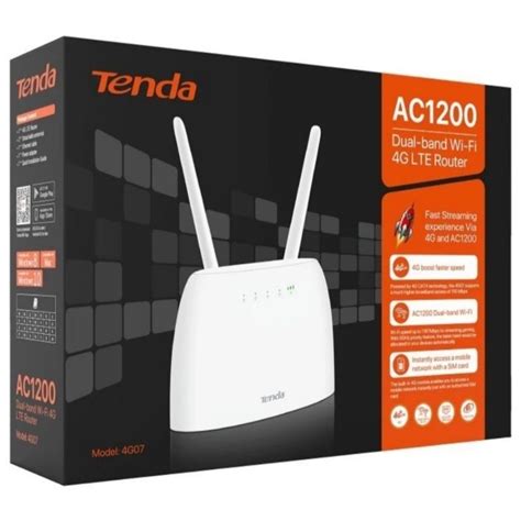 Jual Tenda 4G07 AC1200 4G Dual Band Modem Wireless Router Shopee