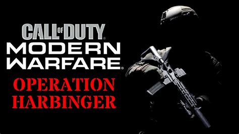 COD Modern Warfare Special Operations Harbinger YouTube