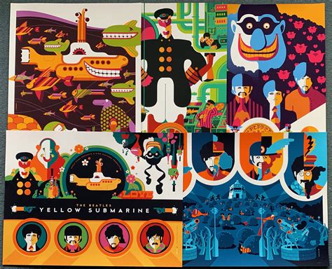 Yellow Submarine Tom Whalen Limited Edition Portfolio