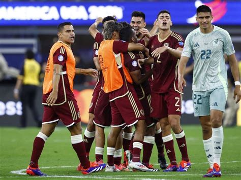 Venezuela Into Copa America Quarterfinals After Mexico Victory Jamaica