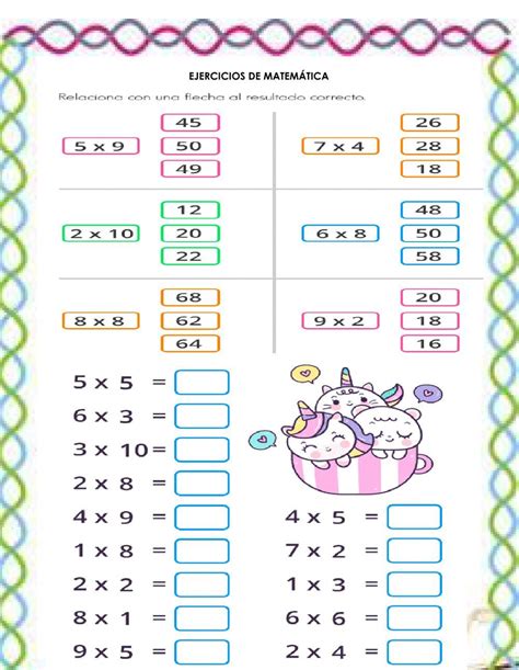 Ficha Online De La Multiplicación Para Segundo Básica Puedes Hacer Los Eje Estrategias Para