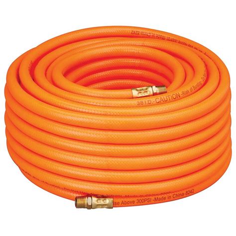 Amflo 3 8 In X 100 Ft Pvc Air Hose 576 100a The Home Depot