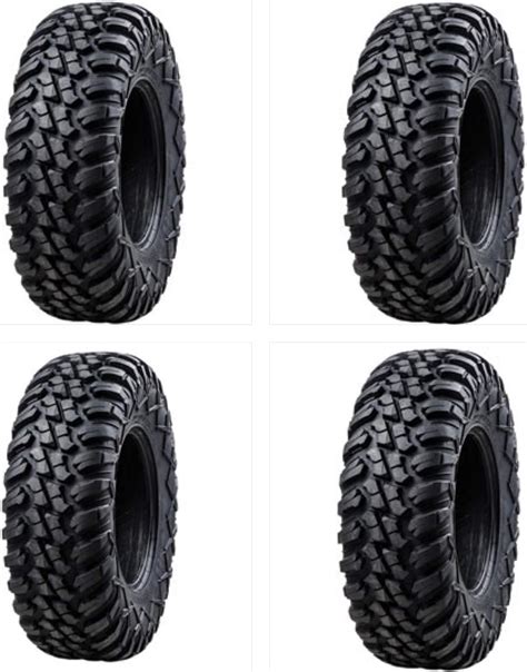 Four 4 Tusk Terrabite Heavy Duty 8 Ply Radial Utvatv