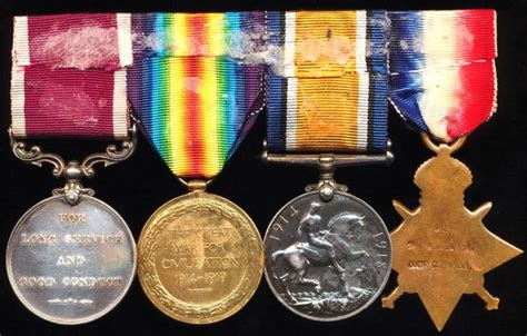 Aberdeen Medals A Regimental Sergeant Major S Great War Campaign And