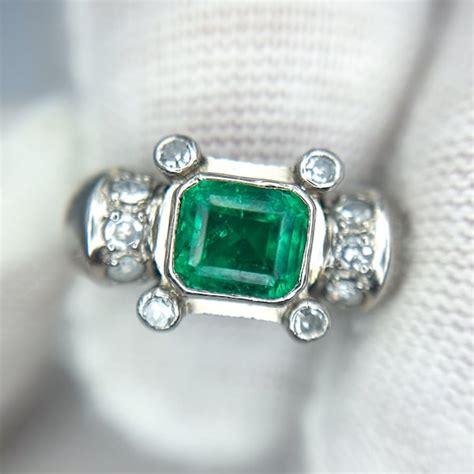 Vintage Emerald Ring - Etsy