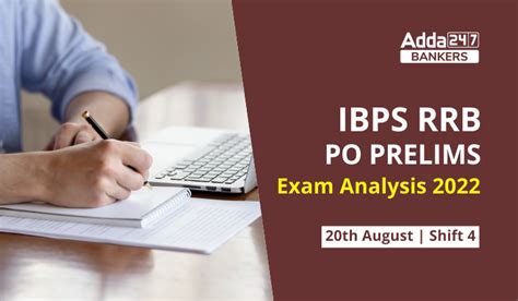 Ibps Rrb Po Exam Analysis 2022 Shift 4 20th August Level Of Exam