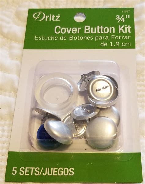 Dritz Cover Button Kit 34 Etsy