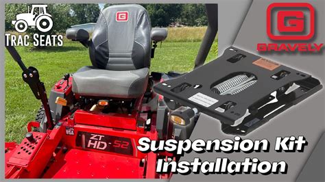 Trac Seats Suspension Kit For Gravely Ariens Installation YouTube