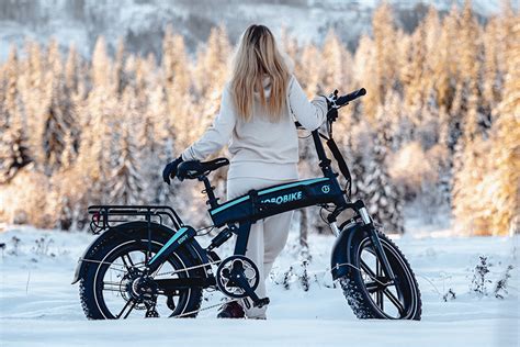 Folding Electric Mountain Bike Inch Fat Tire Jobobike Eddy