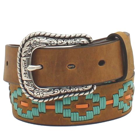 Ariat Youth Belt 1 14 Southwestern Lacing