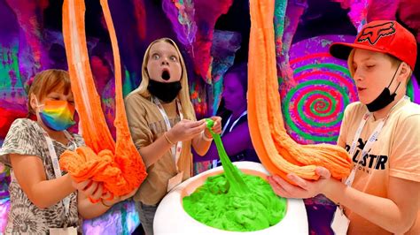 Worlds Largest Slime Museum Sloomoo Institute Youtube