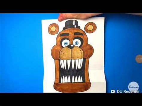 Como Desenhar O Freddy Five Night At Freddys Youtube