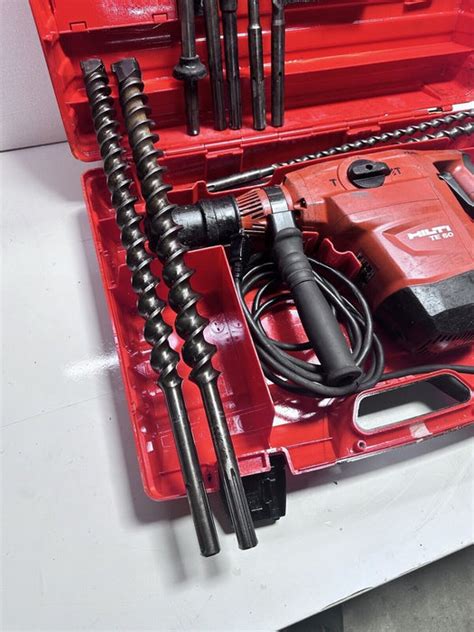 Hilti Te 60 Avr Corded Sds Max Combination Hammer Drill Kit Many Dri — Buys Galore