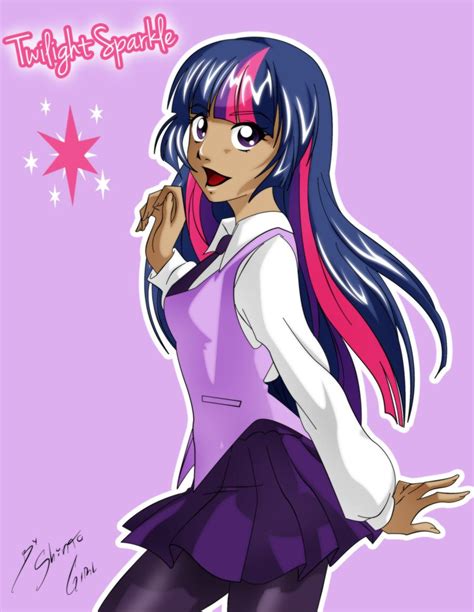 Twilight Sparkle Humana By Shinta Girl On Deviantart Personajes De My