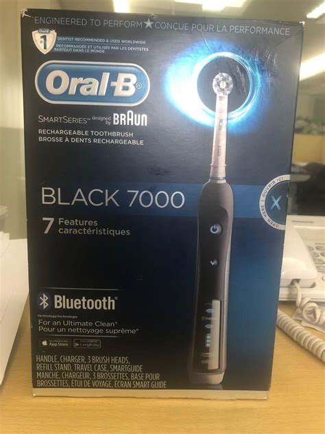 Oral B Black 7000 Pro Smartseries Rechargeable Toothbrush Beauty