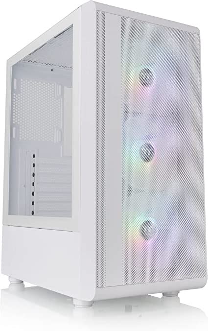 Thermaltake S200 Mesh Argb Tempered Glass Mid Tower Case Snow Edition