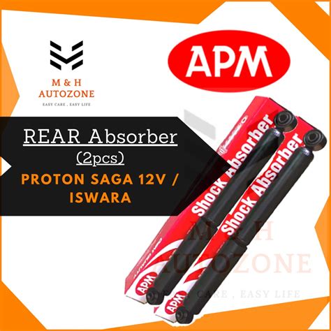 PROTON SAGA 12V ISWARA REAR APM ABSORBER 1 SET 2 PCS LH RH