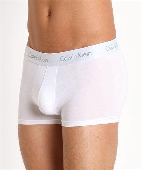 Calvin Klein Body Modal Trunk White U5554 100 Free Shipping At Lasc