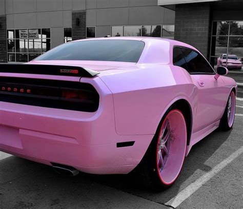 Pin By Rudi On Dodge Challenger Pink Car Dream Cars Pimped Out Cars