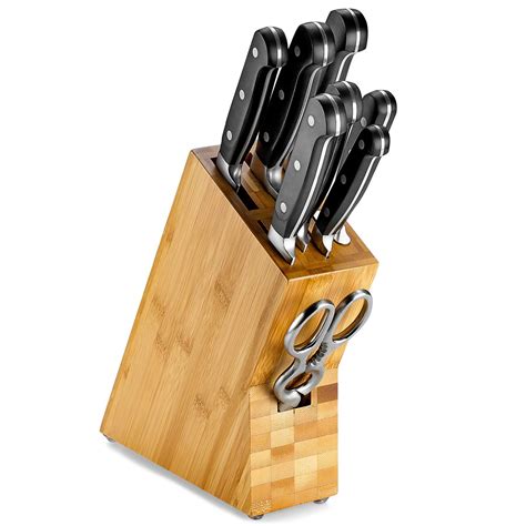 Bamboo Knife Block Holder At Matilda Stair Blog