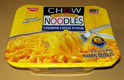 Ramen Butterfly Nissin Chow Noodles Cheddar Cheese Flavor