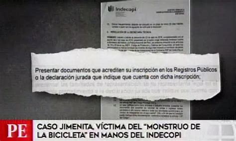 Caso Jimena Indecopi Admiti A Tr Mite Denuncia De Padres Contra Mininter