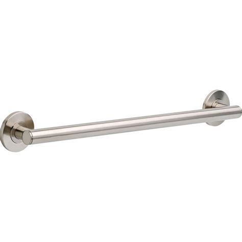 Franklin Brass 24 In X 1 1 4 In Concealed Screw Ada Compliant Grab Bar With Decorative Flanges