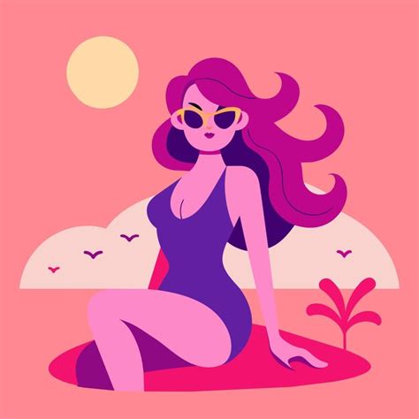 Woman In Bikini Summer Girl On Vacation Beach Swimsuit Holiday Hand