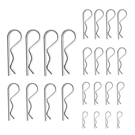 Pcs Cotter Pin Assortment Kit R Clips Heavy Duty Zinc Plated Cotter