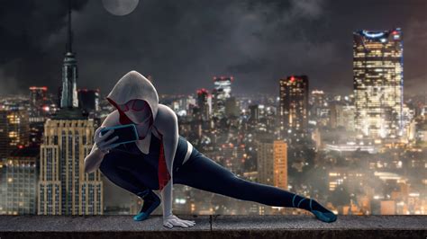 Spider Gwen Spider Man Sin Camino A Casa Fondo De Pantalla K Hd Id