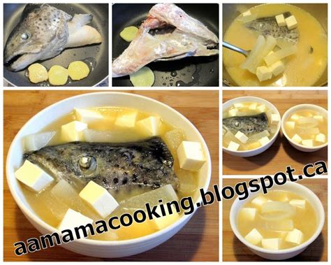 Aa Mama 三文魚頭味噌湯 Salmon Head Miso Soup