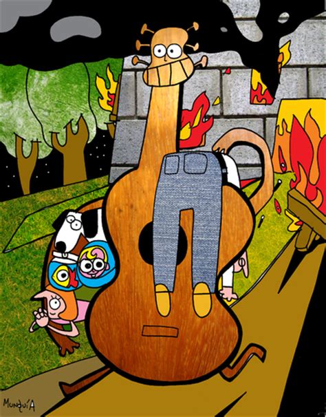 Guitar Hero By Munguia | Media & Culture Cartoon | TOONPOOL