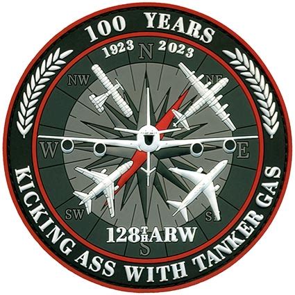 128th AIR REFUELING WING 100 YEARS Of AIR REFUELING Flightline Insignia